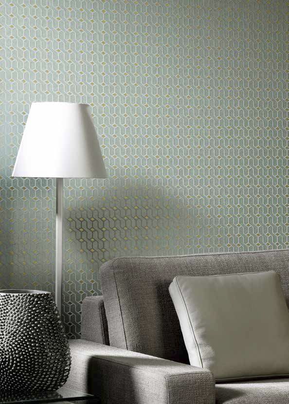 Contemporary Wallpaper / Geometric Pattern / Non-woven - Lampshade , HD Wallpaper & Backgrounds