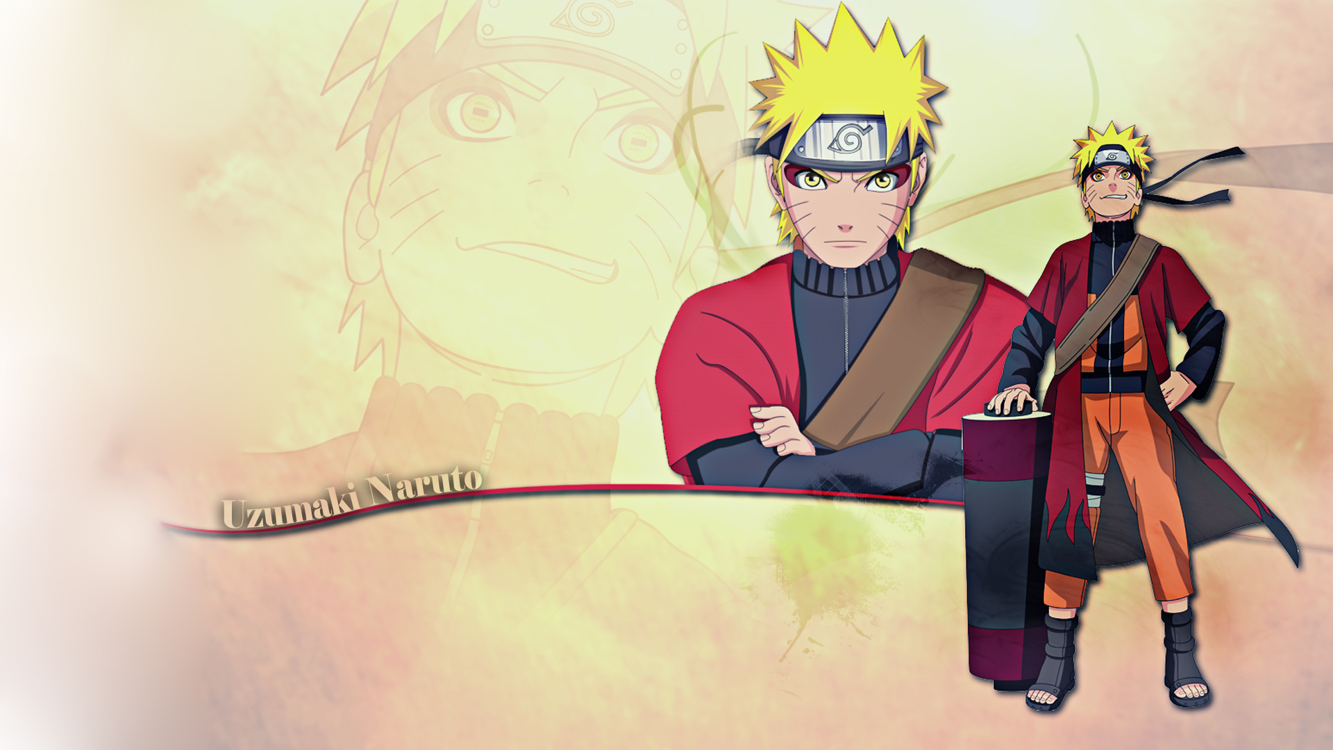 Naruto Sennin Hd Image Wallpaper - Naruto Sage Mode , HD Wallpaper & Backgrounds