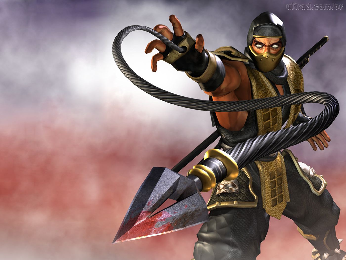 Mortal Combat Scorpion - Mortal Kombat Scorpion , HD Wallpaper & Backgrounds