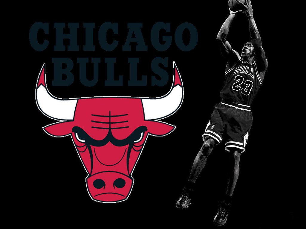 Michael Jordan Bulls Wallpaper - Chicago Bulls , HD Wallpaper & Backgrounds