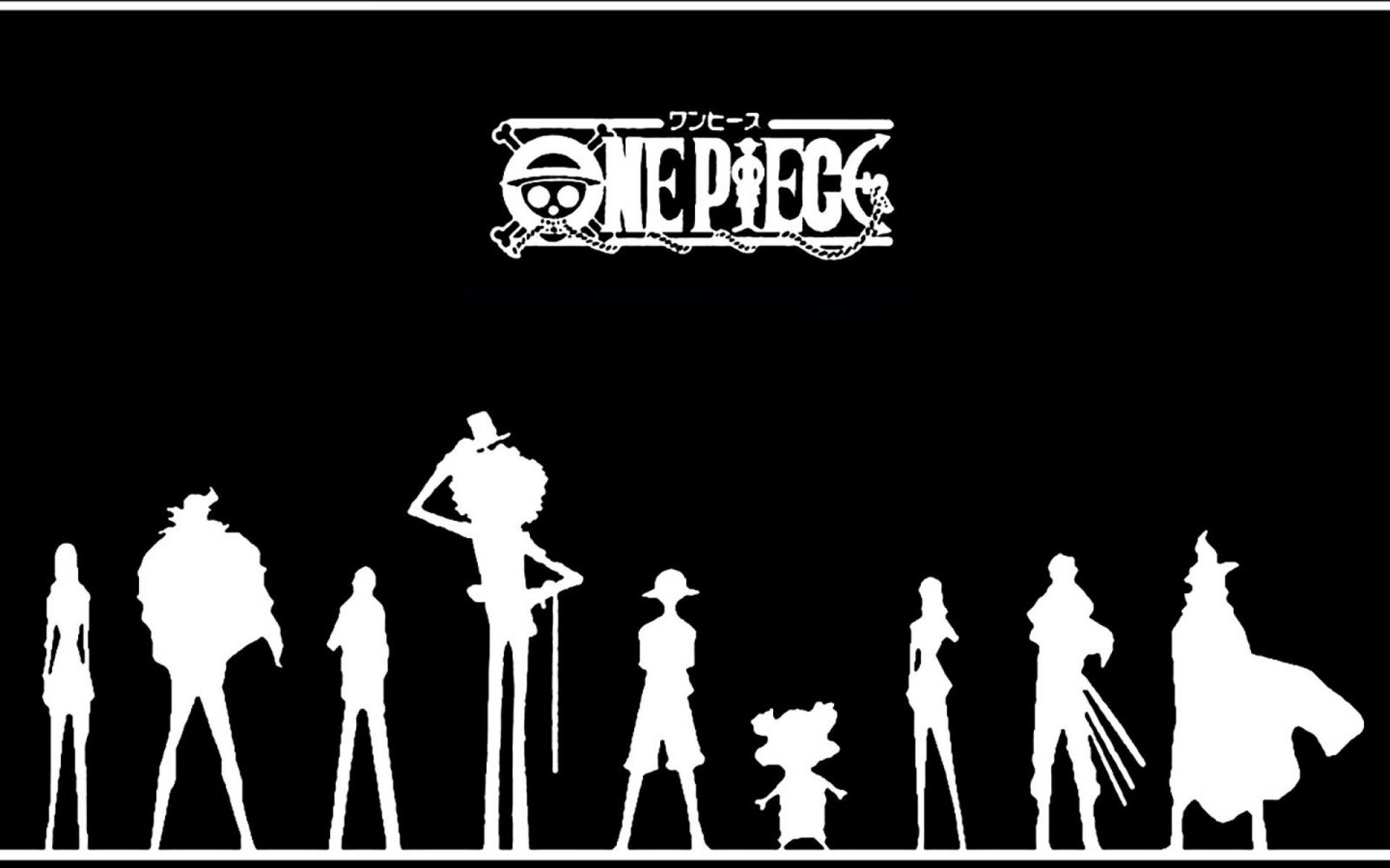 Black And White One Piece Image Wallpaper - One Piece , HD Wallpaper & Backgrounds