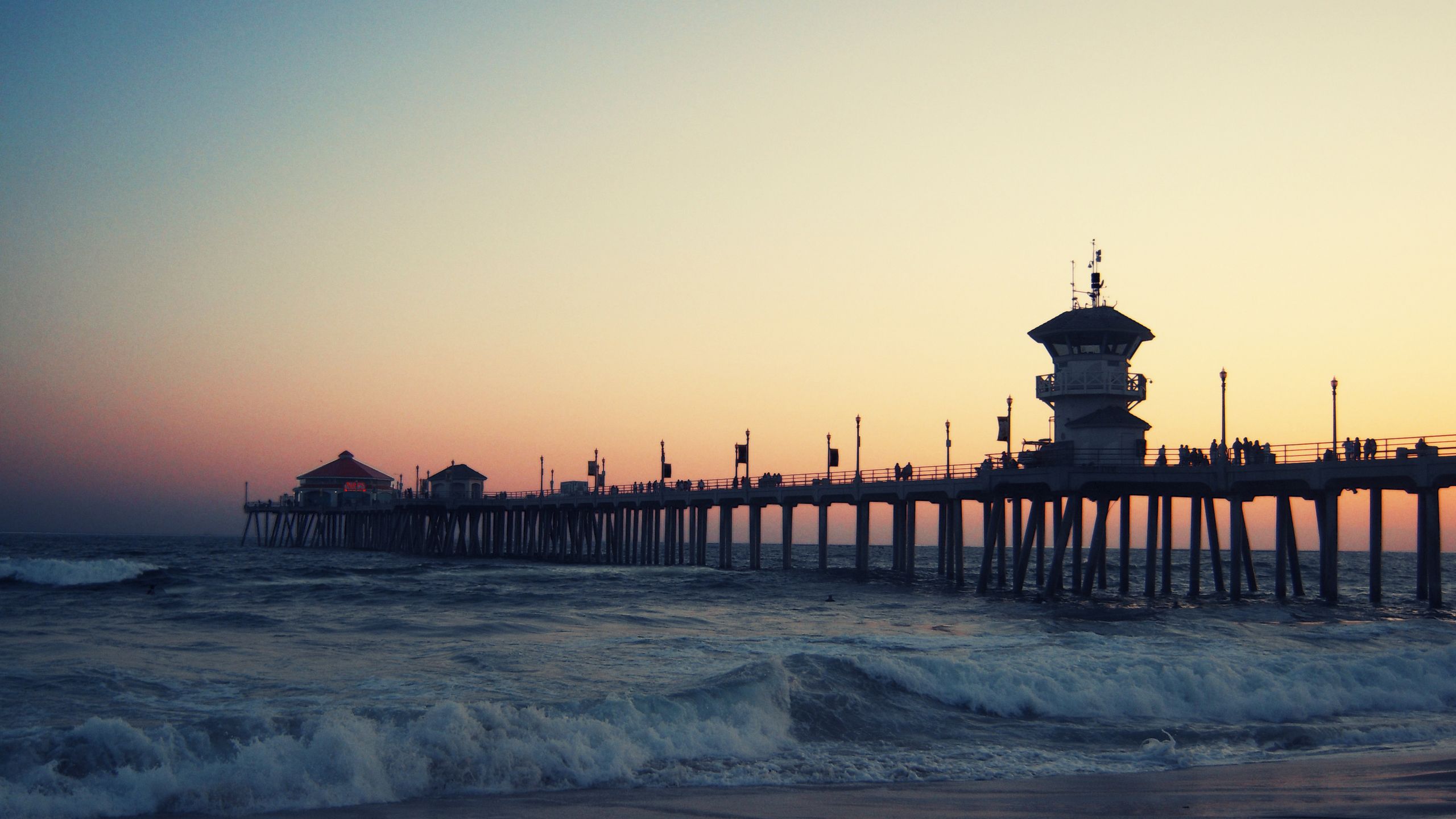 California - Beach-sunset , HD Wallpaper & Backgrounds