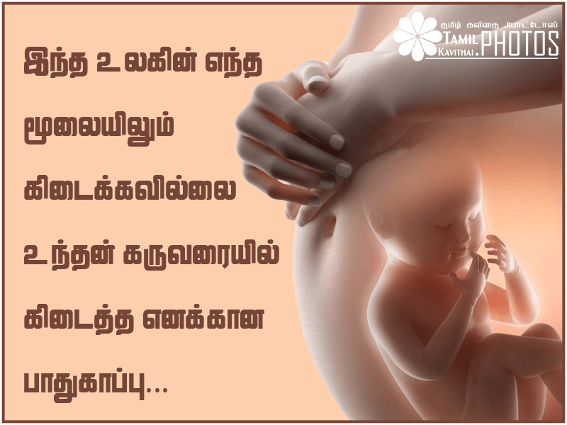 Amma Kavithai Images In Tamil - Hình Ảnh Em Bé Trong Bụng Mẹ , HD Wallpaper & Backgrounds