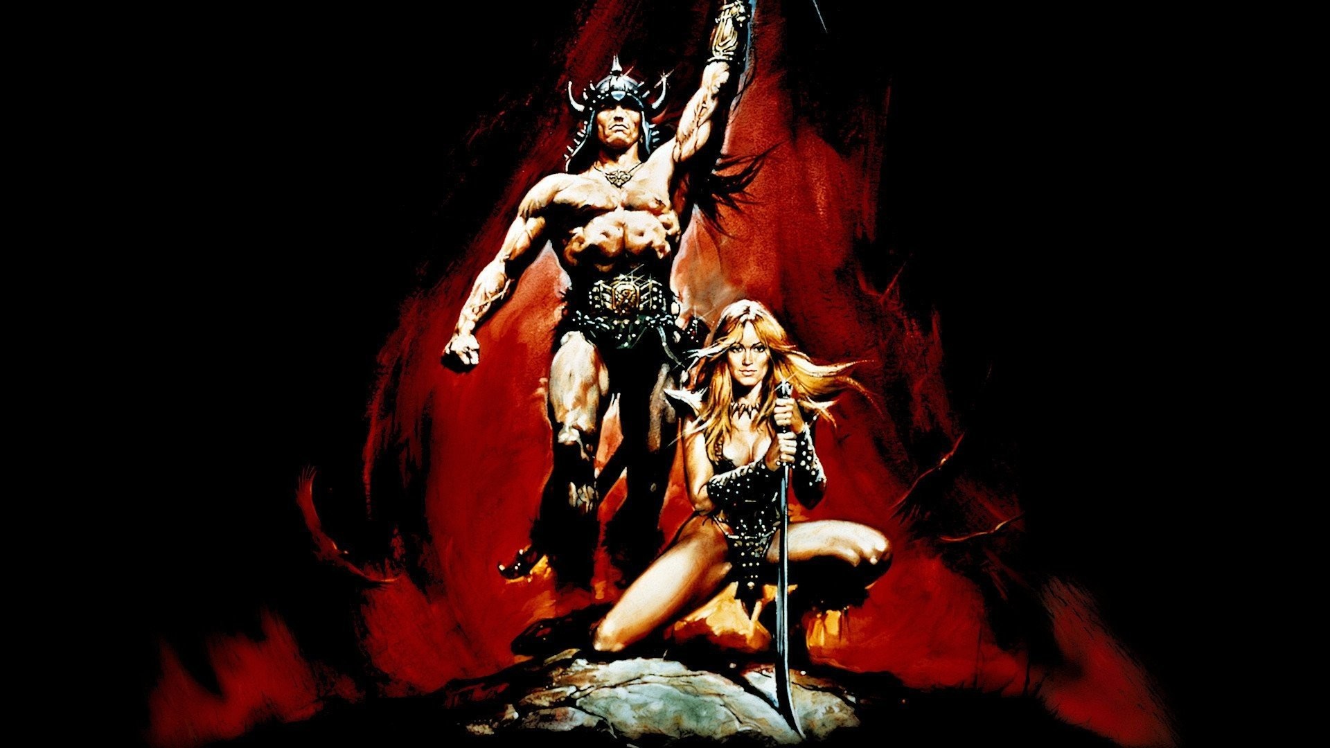 Red Sonja - Conan Barbarian , HD Wallpaper & Backgrounds