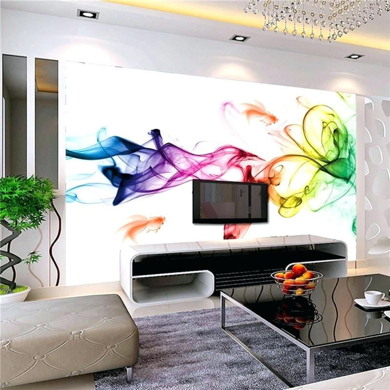 Custom Photo Wallpaper Modern Wall Mural Color Smoke - Love Wallpapers For Bedroom Wall , HD Wallpaper & Backgrounds