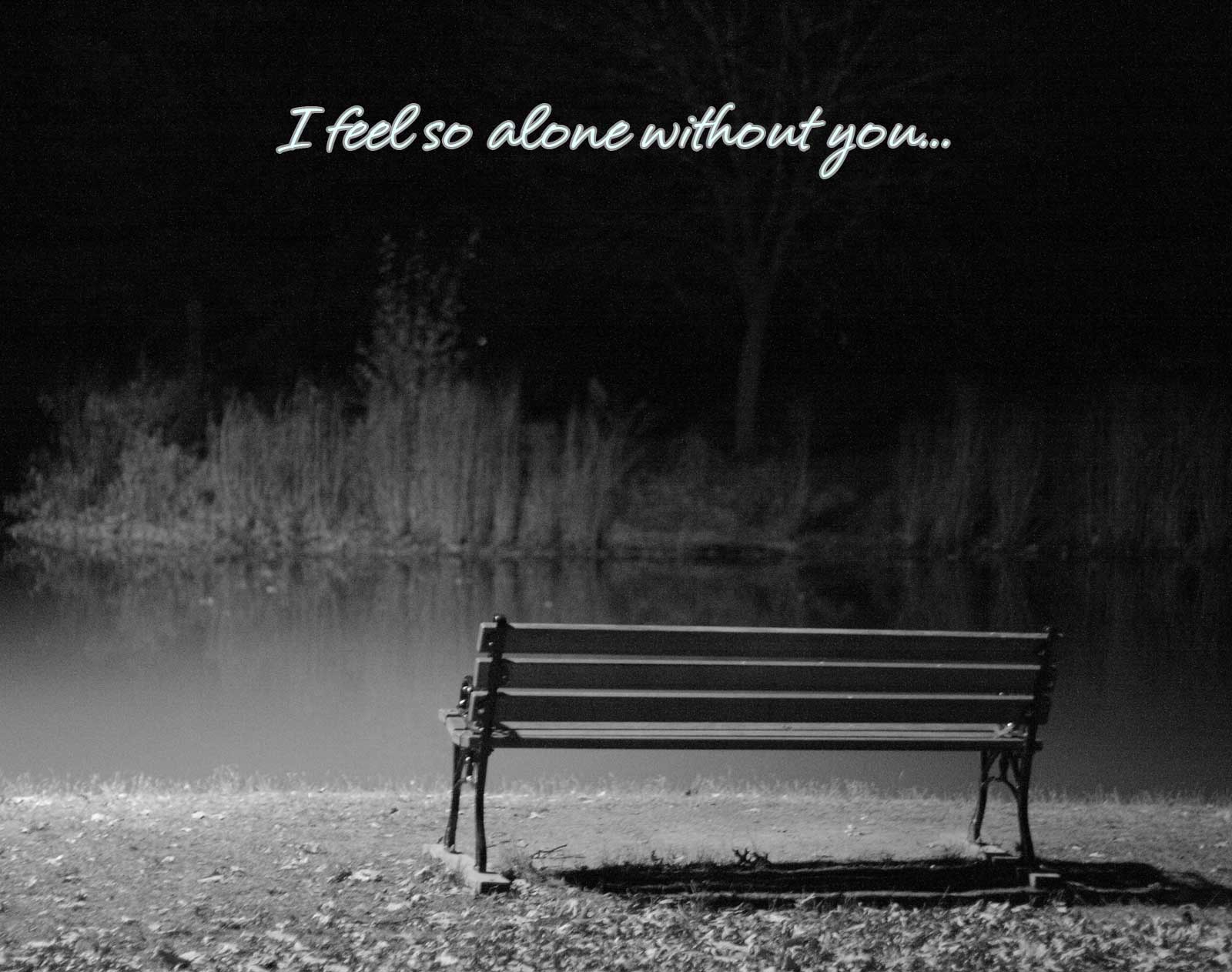 Mobile Sad Love Pictures - Feeling Alone Without Her , HD Wallpaper & Backgrounds