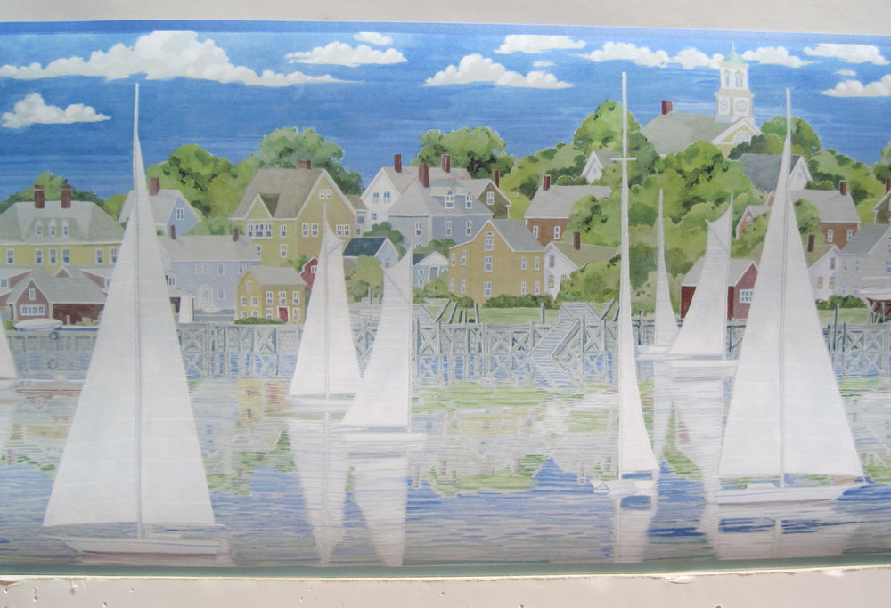 Details About Sailing Sailboats Seashore Nautical Fishing - Sail