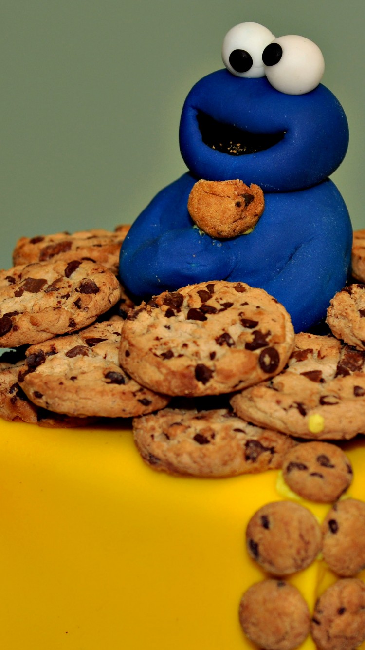 Download Cookie Monster Ice Cream Flavor, Cookie Monster - Baking , HD Wallpaper & Backgrounds