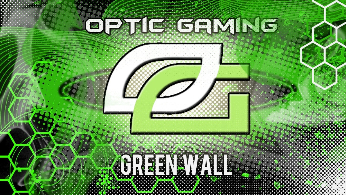 Optic Gaming Wallpaper - Optic Gaming Green Wall , HD Wallpaper & Backgrounds