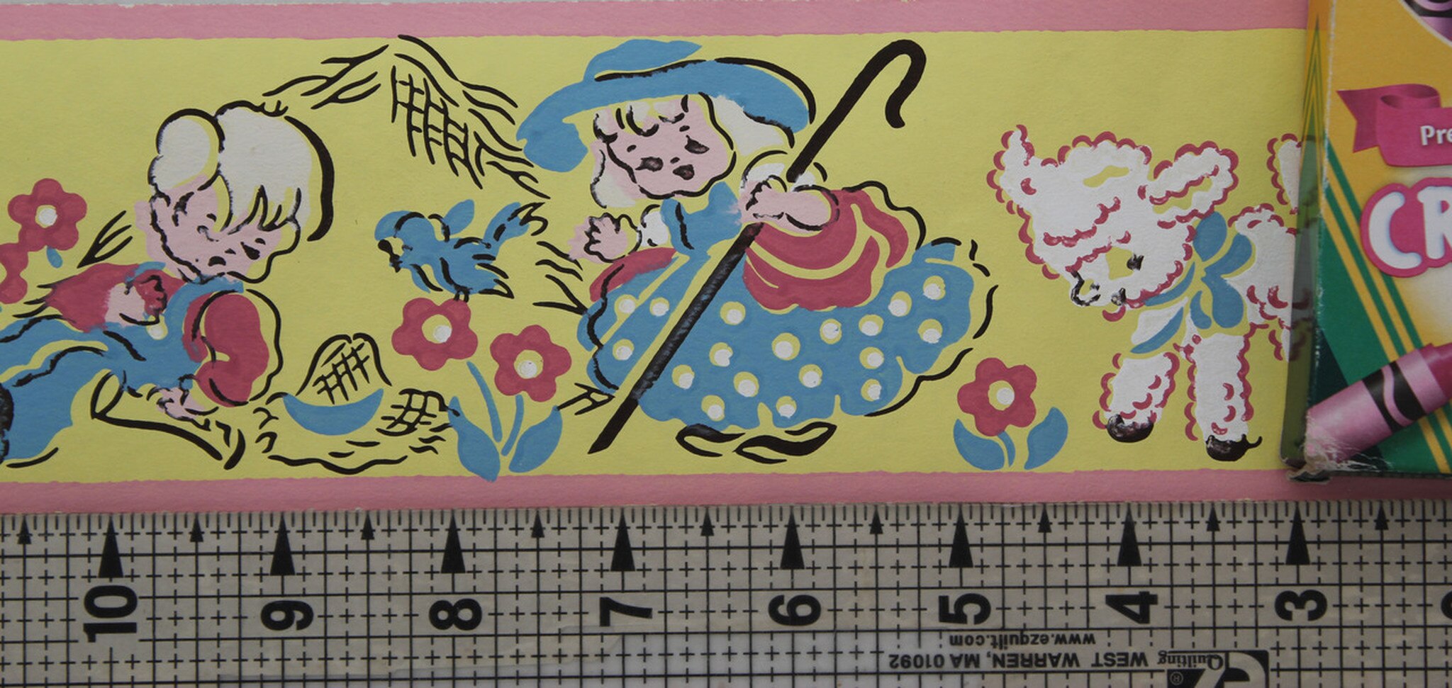 Trimz Vintage Wallpaper Border Fairy Tales - Cartoon , HD Wallpaper & Backgrounds
