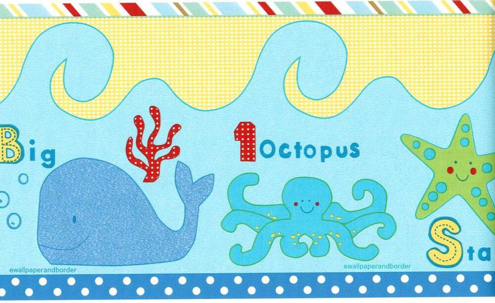Fishing Rainbow Trout Wallpaper Border - Octopus , HD Wallpaper & Backgrounds