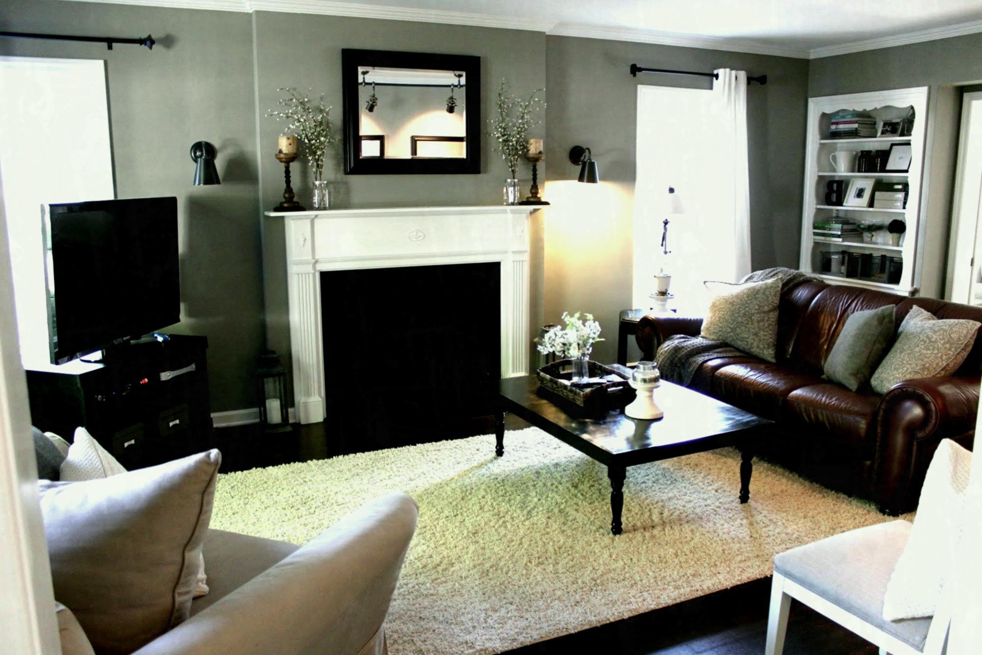What Color Walls Go With Brown Furniture Black Grey White Living