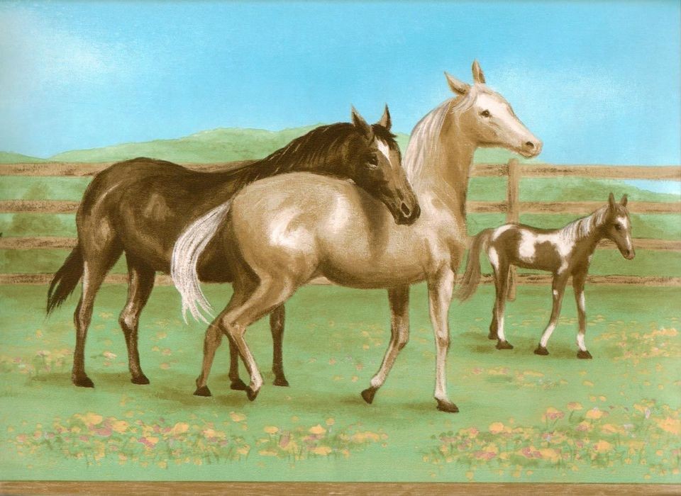 Golden Horses & Foals For Girls Sale$8 - Foal , HD Wallpaper & Backgrounds
