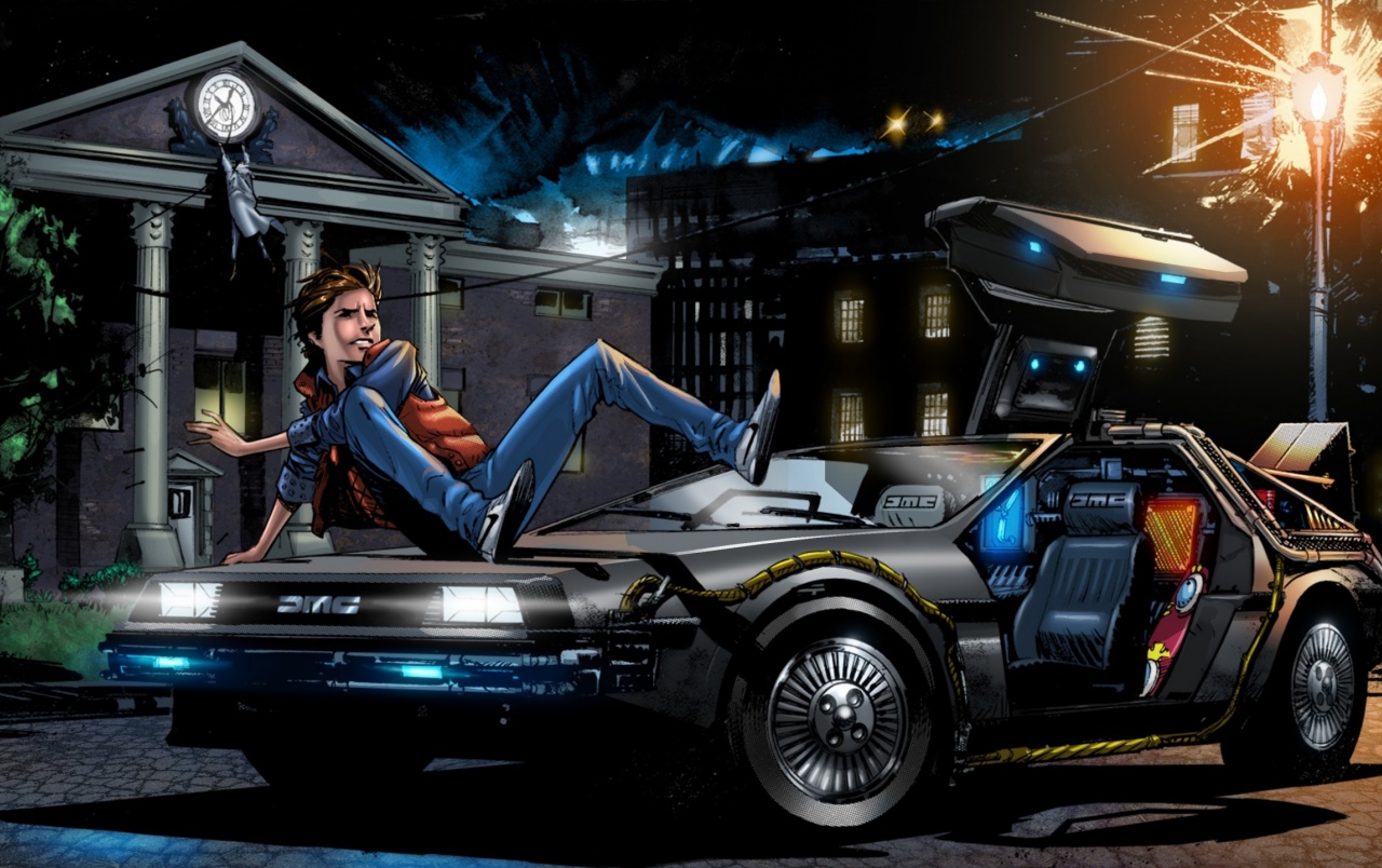 Hd Back To The Future 4 Art Wallpapers - Back To The Future Facebook Cover , HD Wallpaper & Backgrounds