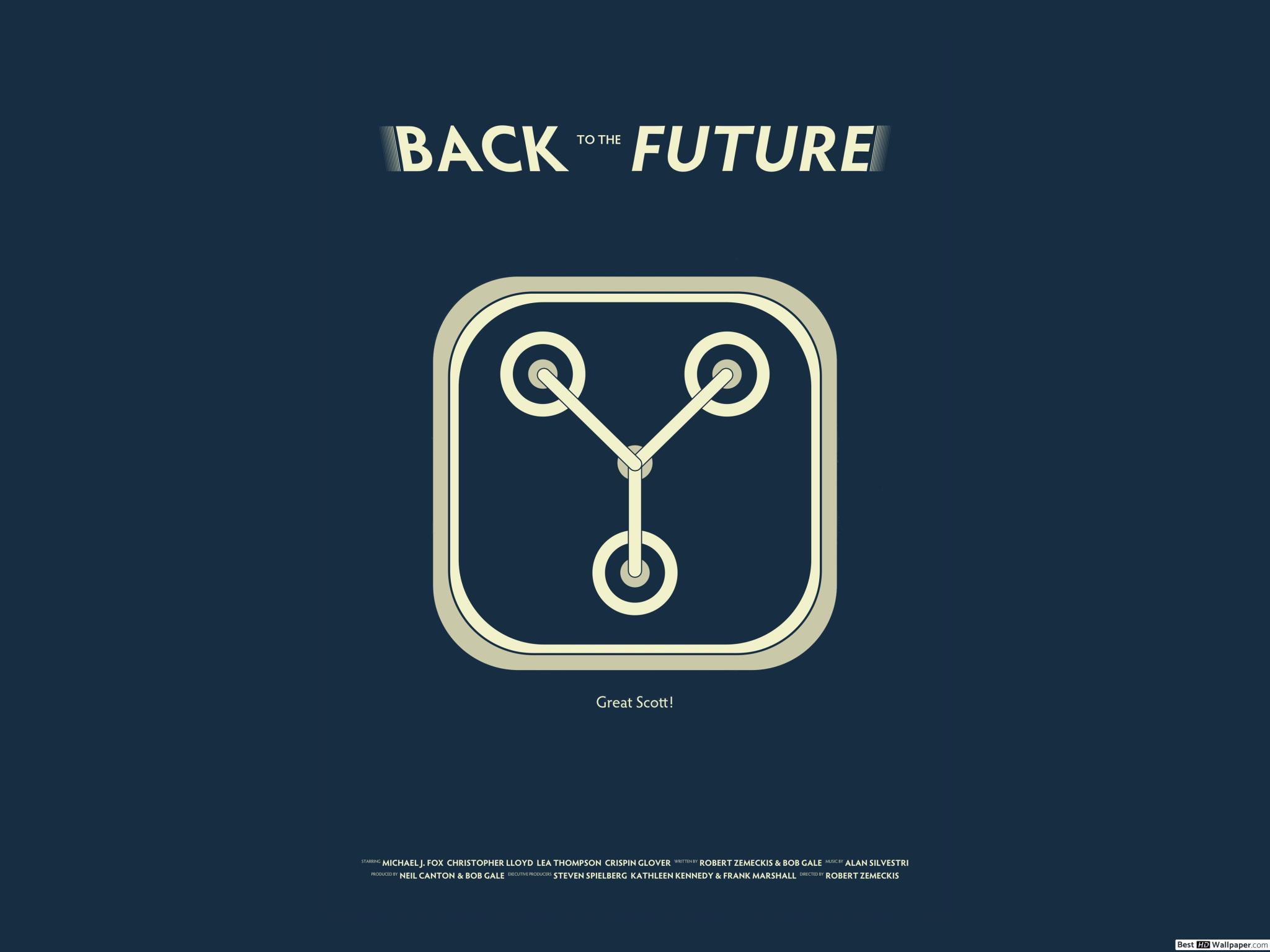 Apple Ipad Air 1 & 2, - Back To The Future Minimalist , HD Wallpaper & Backgrounds