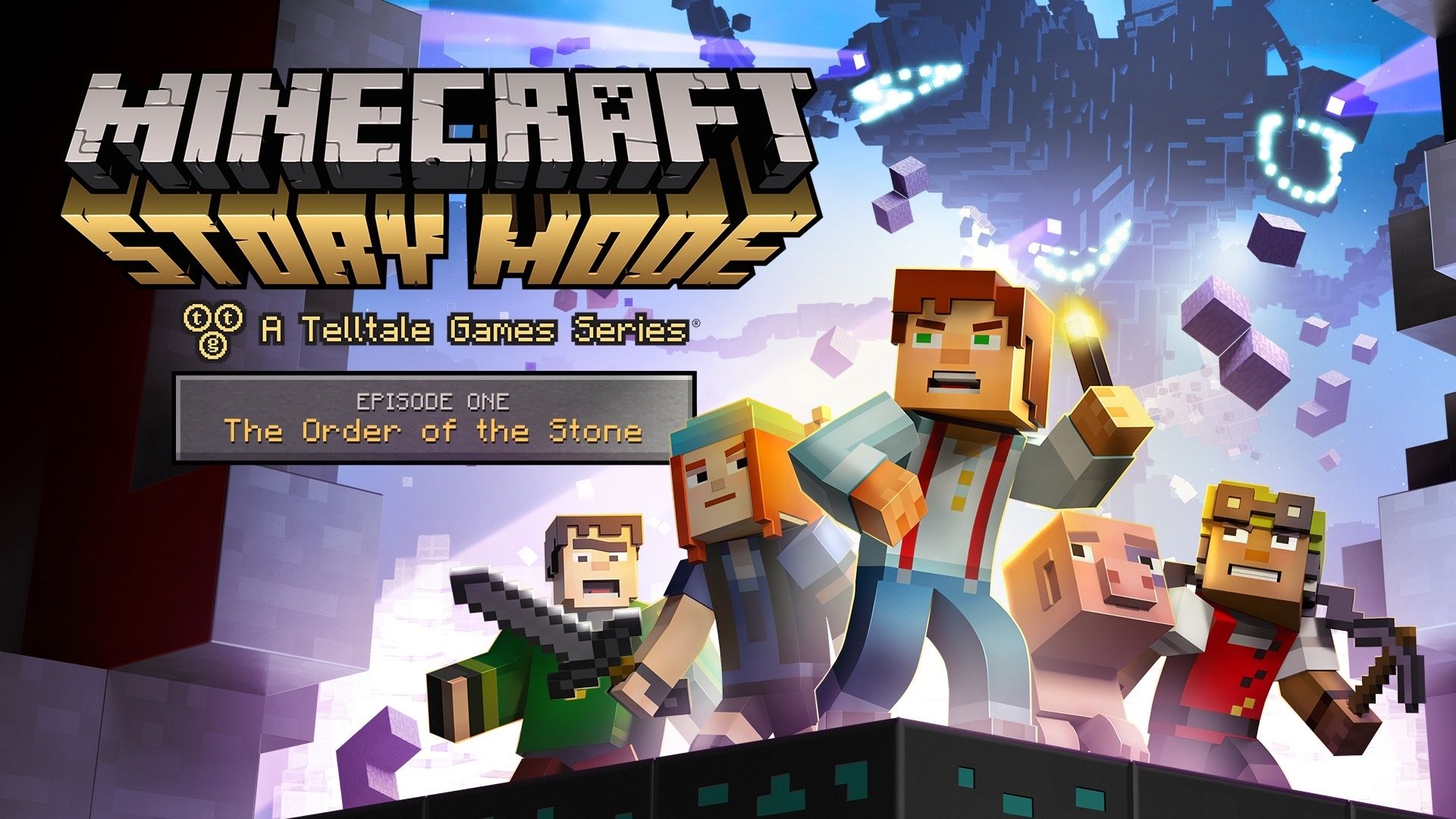 Minecraft Story Mode Iphone Wallpaper - Minecraft Story Mode Episode 1 The Order , HD Wallpaper & Backgrounds