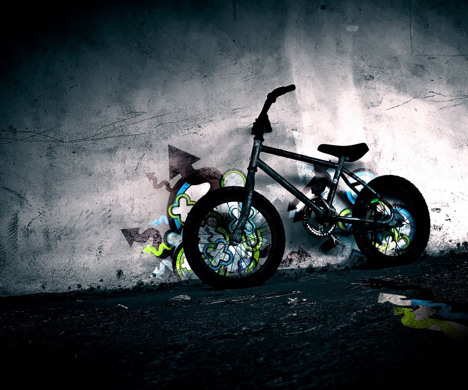 Creative Wall Painting - Bmx Backgrounds , HD Wallpaper & Backgrounds