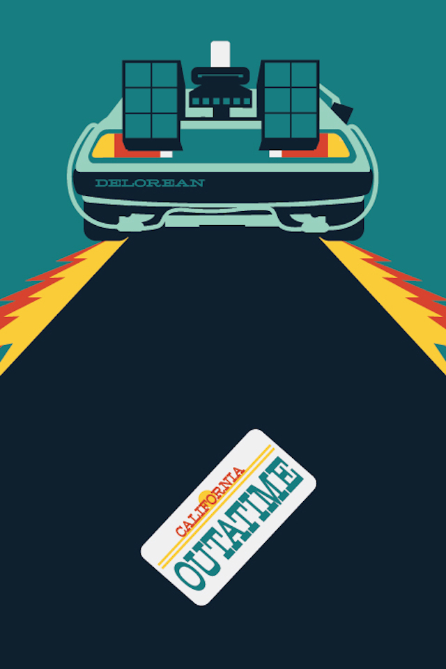 Andrew Heath's Site - 80s Art Back To The Future , HD Wallpaper & Backgrounds