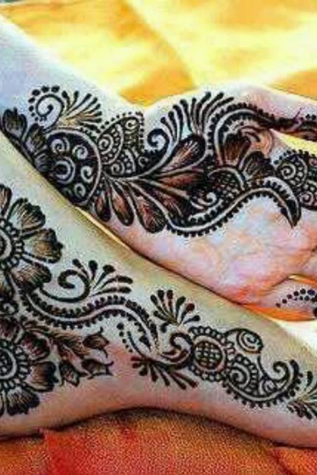 Download Wallpaper Eid Mehndi Designs - Beautiful Arebic Mehndi Design , HD Wallpaper & Backgrounds