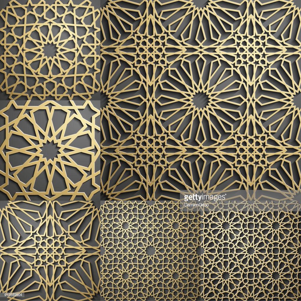 Islamic Pattern Wallpaper - Seamless Arabic T Pattern Texture , HD Wallpaper & Backgrounds