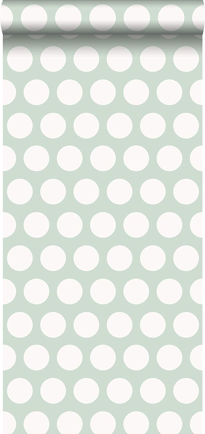 Wallpaper Dots Mint Green And White - Tapete Gepunktet Mint , HD Wallpaper & Backgrounds
