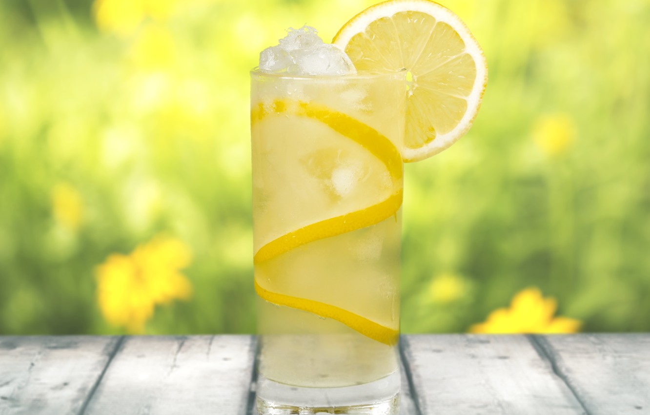 Photo Wallpaper Ice, Glass, Lemon, Board, Drink, Blur, - Stop Vomiting During Pregnancy , HD Wallpaper & Backgrounds