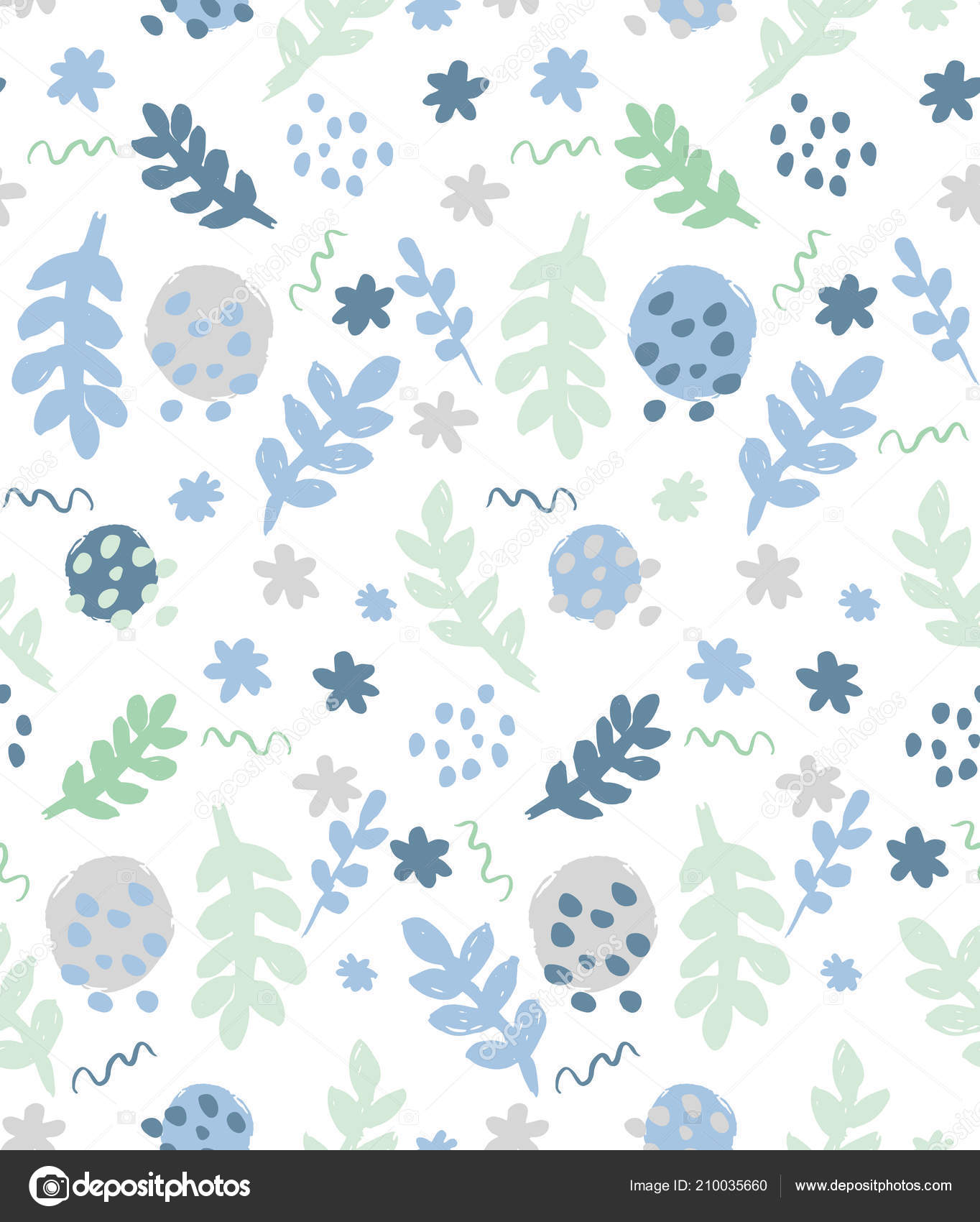 Cute Brushed Floral Vector Pattern - Wallpaper , HD Wallpaper & Backgrounds