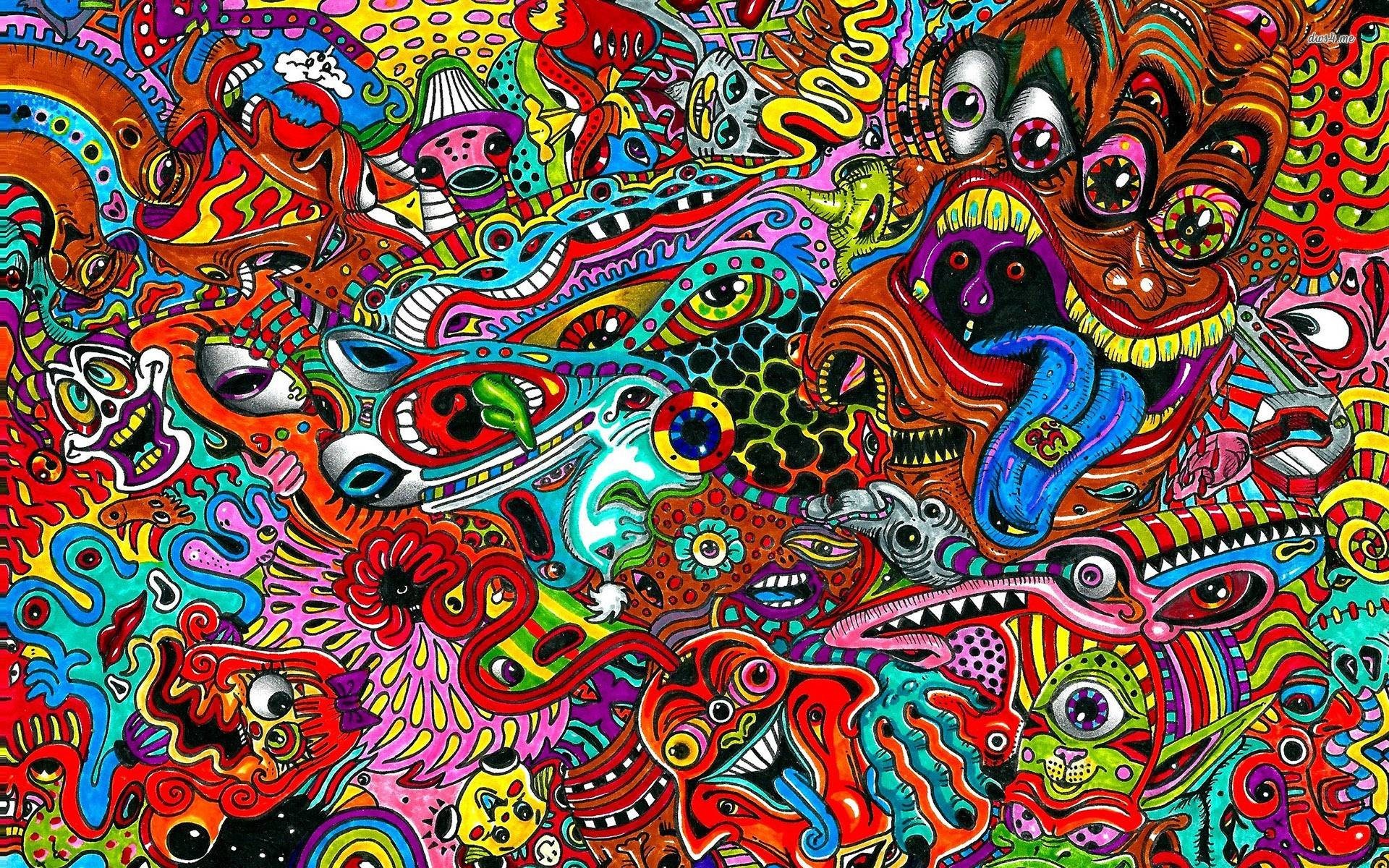 Art & Creative Wallpapers - Hippie Wallpapers Hd , HD Wallpaper & Backgrounds