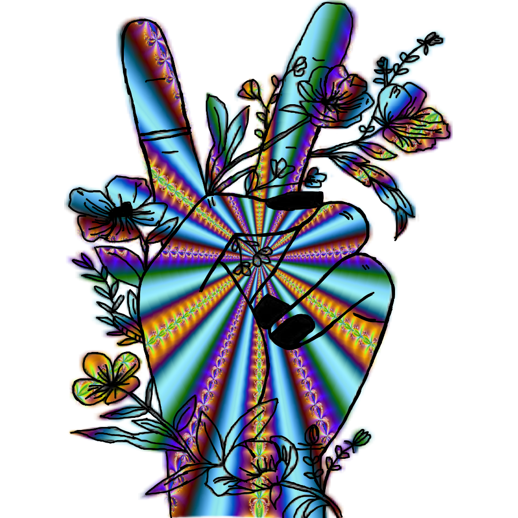 Trippy Transparent Hippie - Trippy Hippie Trippy Psychedelic , HD Wallpaper & Backgrounds