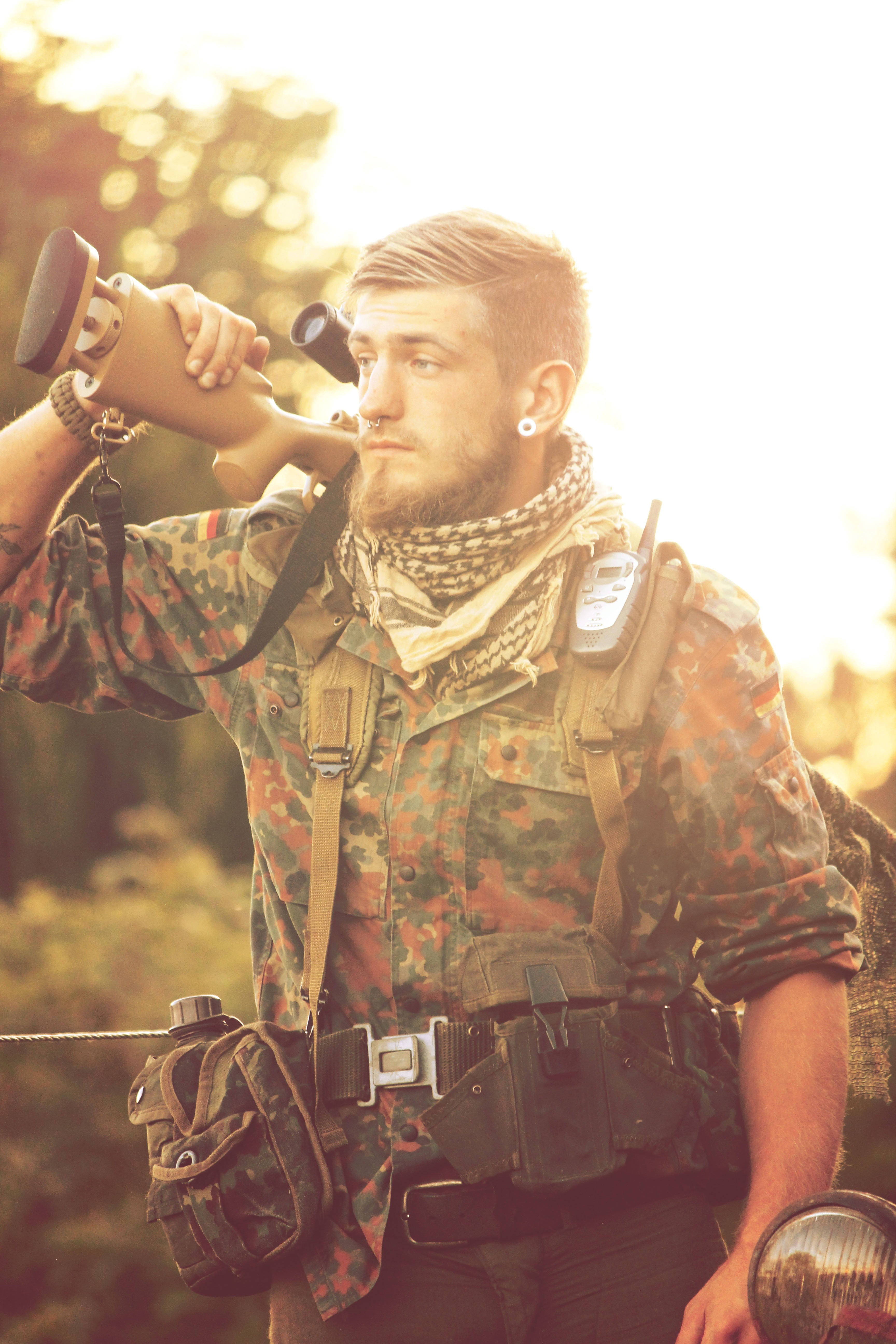 Soft, Air, Warrior, Bundeswehr, Weapon, Only Men, Human - Bundeswehr Mann , HD Wallpaper & Backgrounds