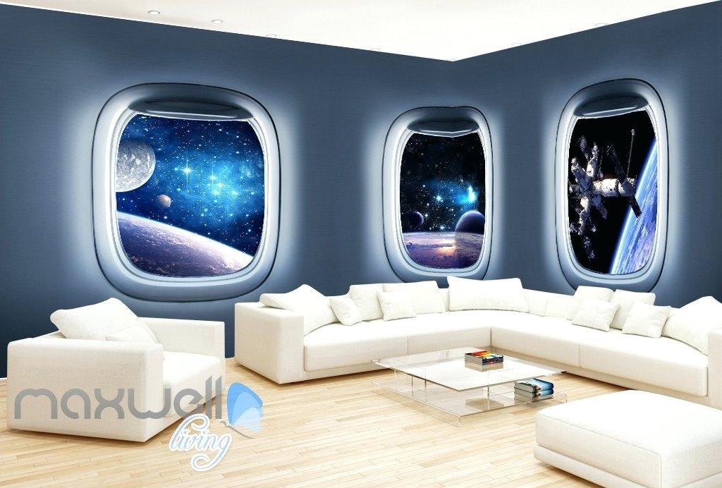 Wall Mural Wallpaper Tap To Expand 3d Photo Amazon - Kids Room Spaceship , HD Wallpaper & Backgrounds