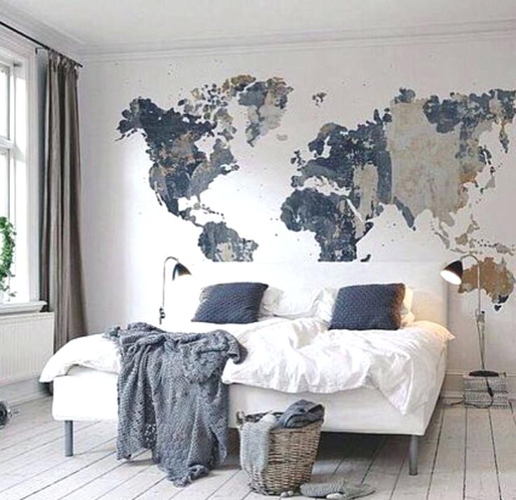Wall Mural Decal Cool Ideas Best Murals Images Decals - Map Bedroom , HD Wallpaper & Backgrounds