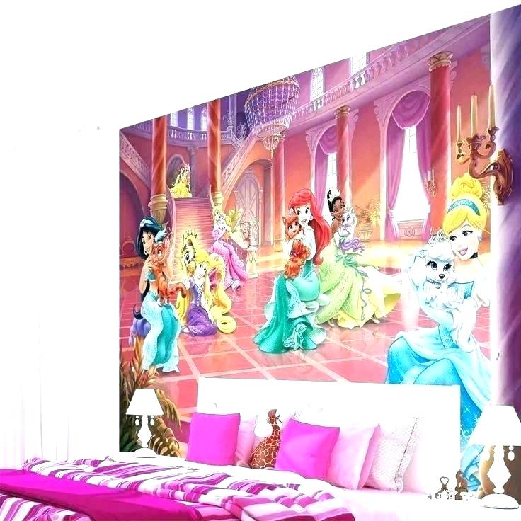 Disney Princess Wall Mural Princess Wallpaper Mural - Afiche De Princesas De Disney , HD Wallpaper & Backgrounds