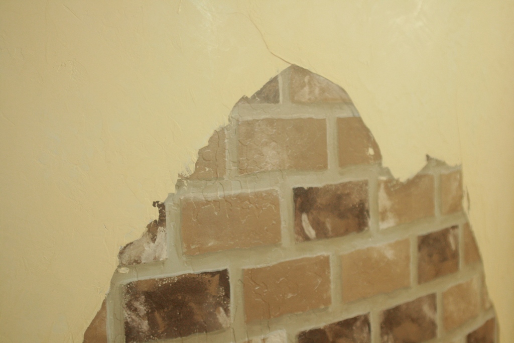 Plaster Over Wallpaper - Can You Put Wallpaper Over Brick , HD Wallpaper & Backgrounds