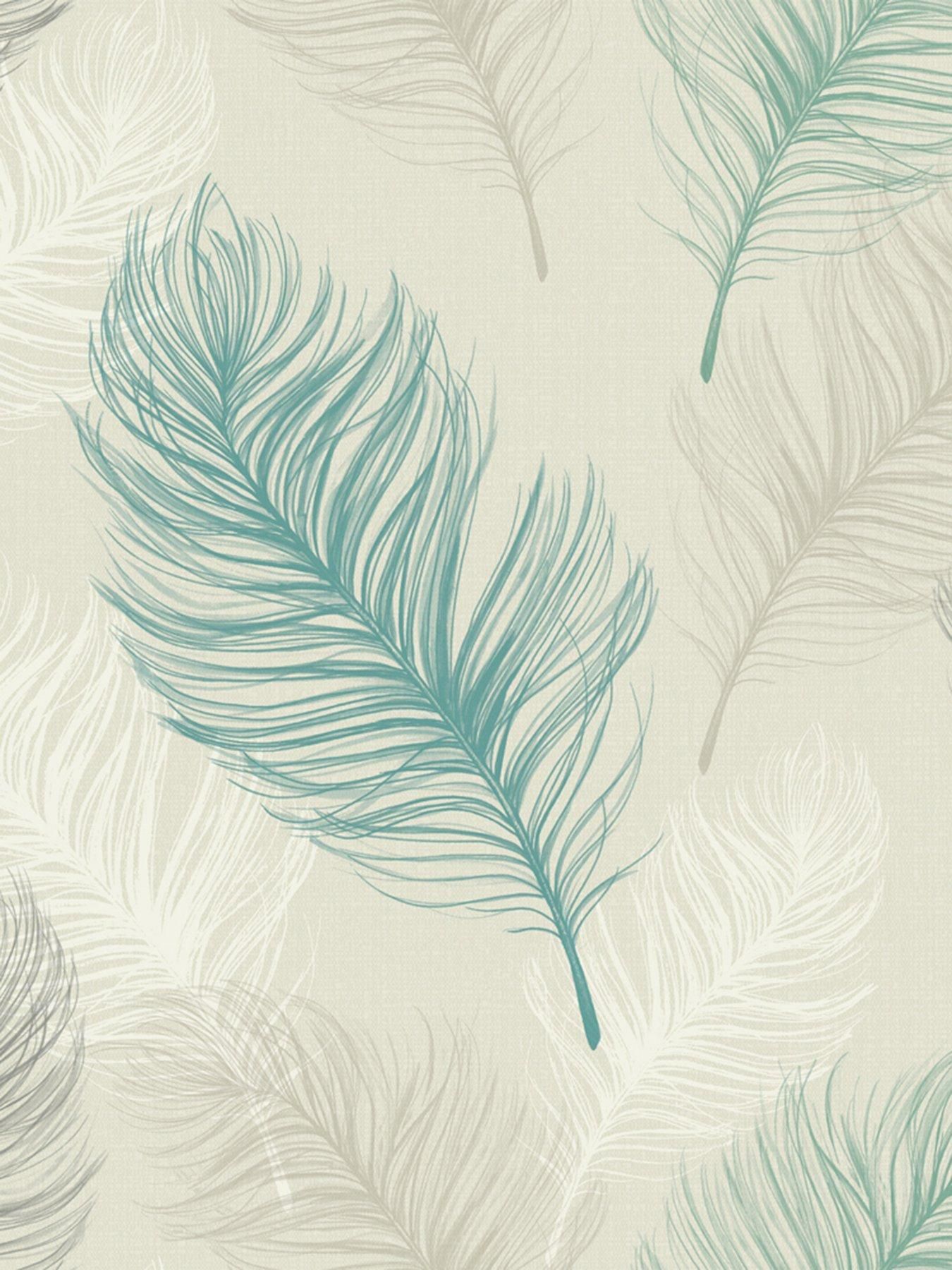Arthouse Whisper Teal Wallpaper With Unique Designs - Feather Wallpaper Grey , HD Wallpaper & Backgrounds