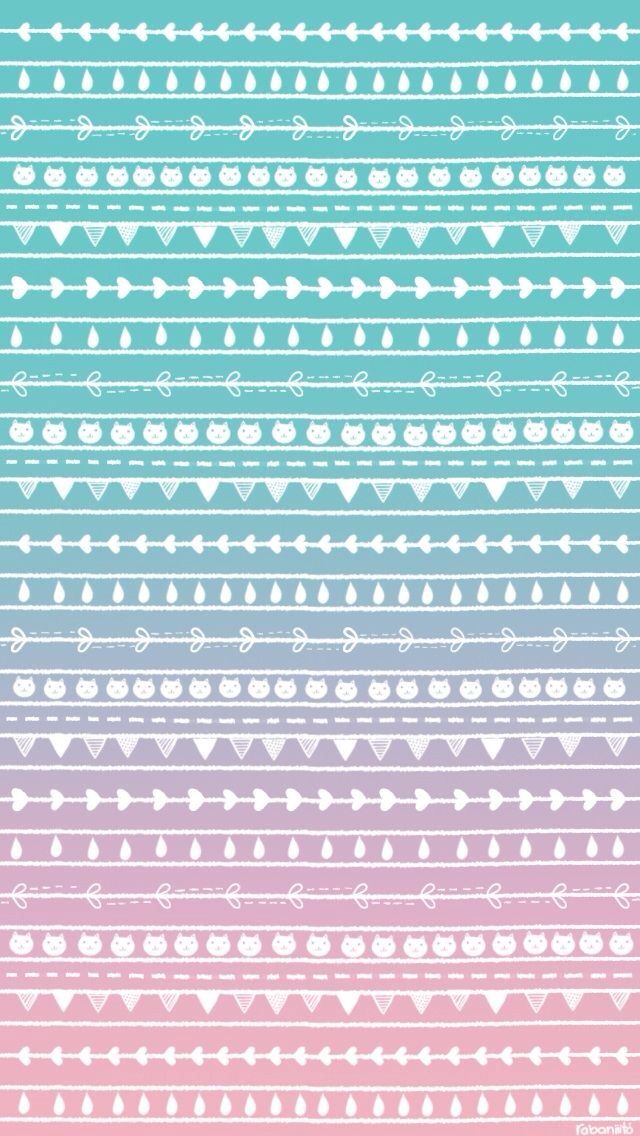 Pastel Ombre Background With Pattern , HD Wallpaper & Backgrounds