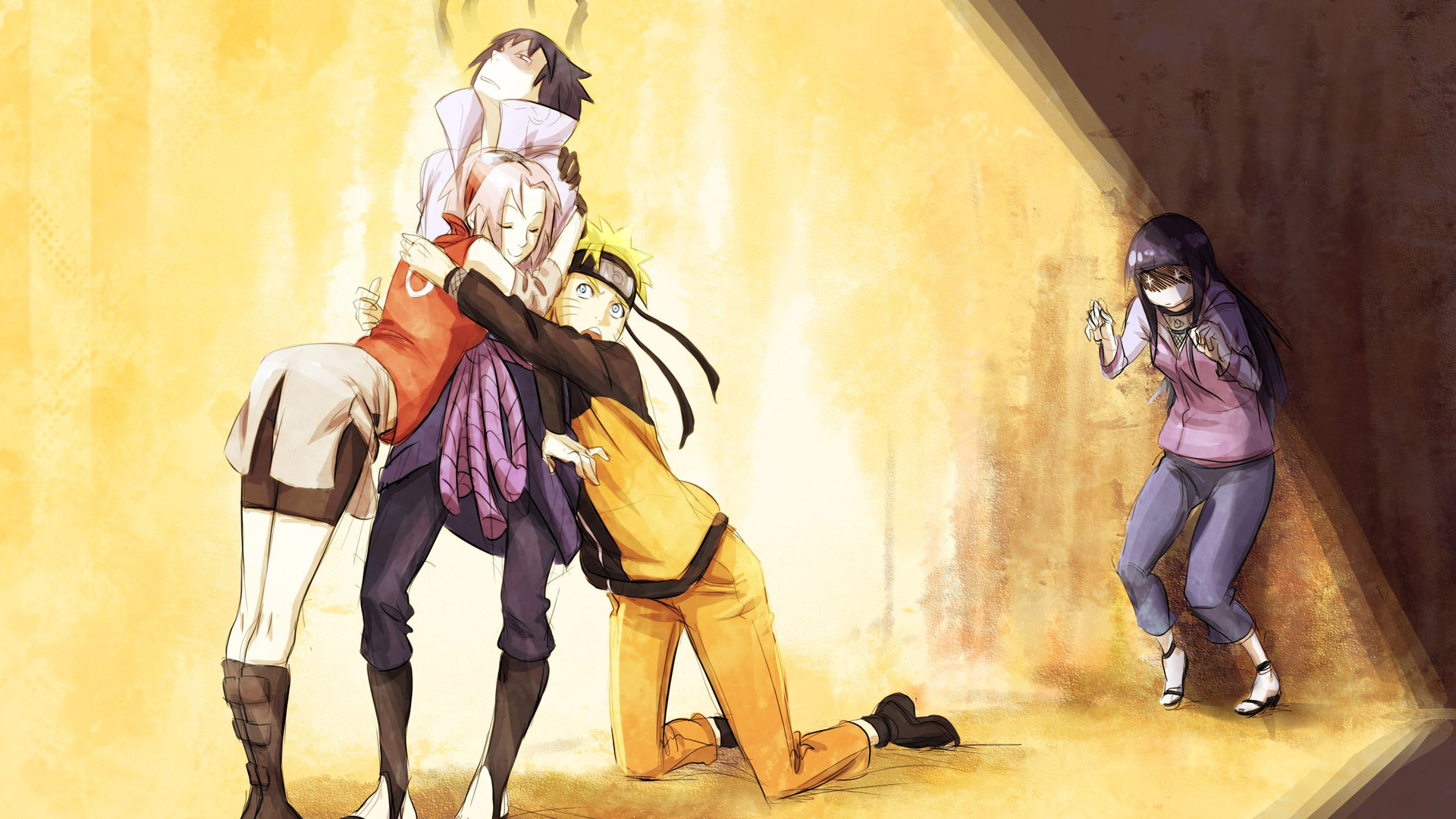 Naruto Anime Funny Wallpaper Wallpaper - Funny Naruto Wallpaper Hd , HD Wallpaper & Backgrounds