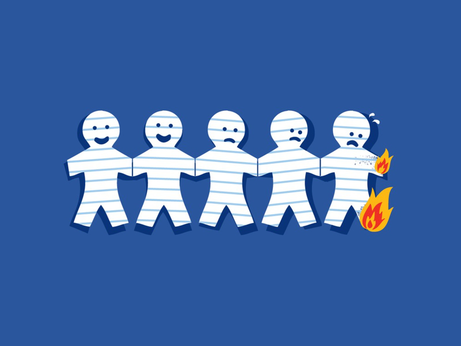 Cool Funny Wallpaper - Paper Man On Fire , HD Wallpaper & Backgrounds
