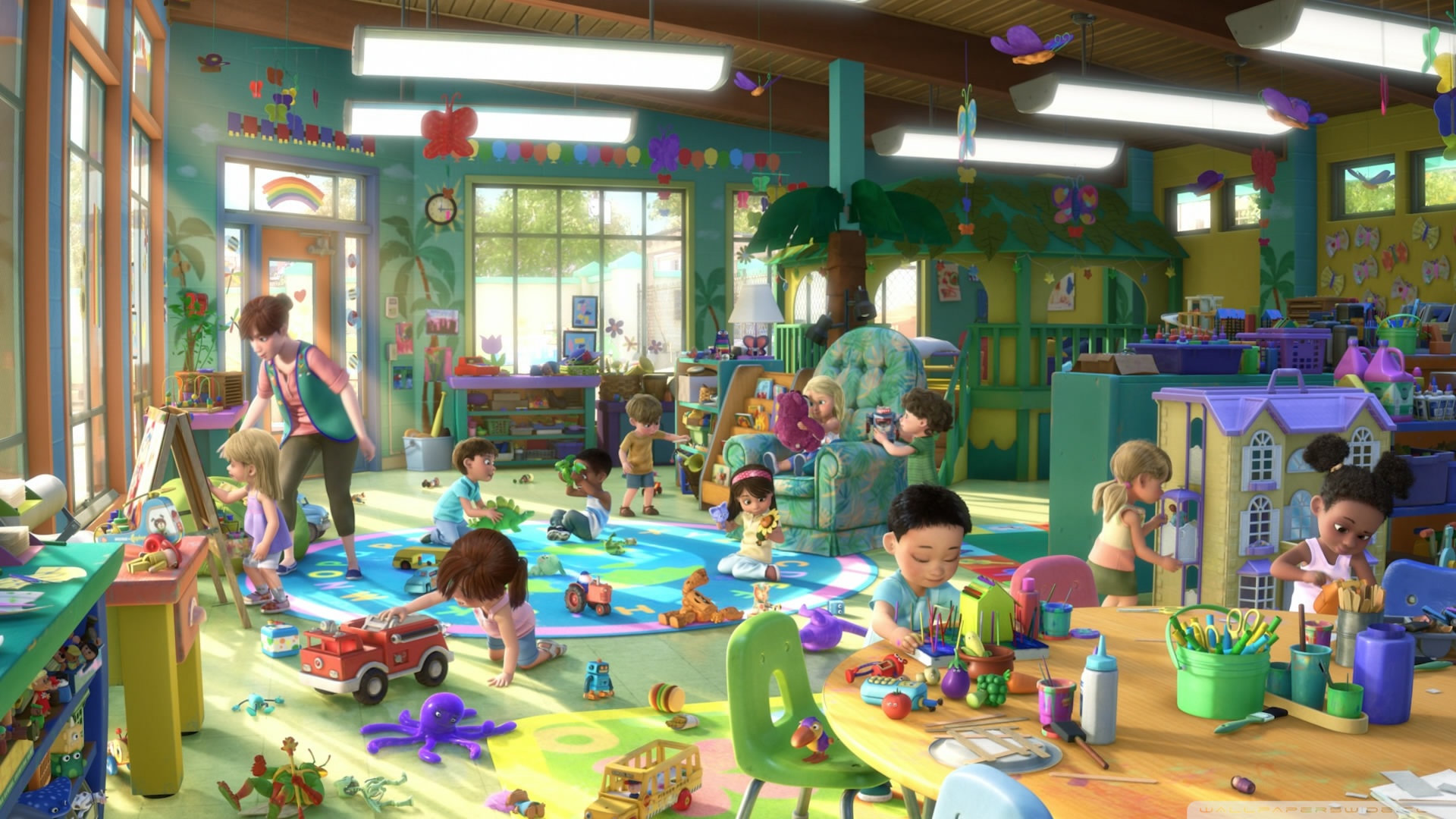 Kindergarten Wallpapers Pc - Hidden Objects Toys Room , HD Wallpaper & Backgrounds