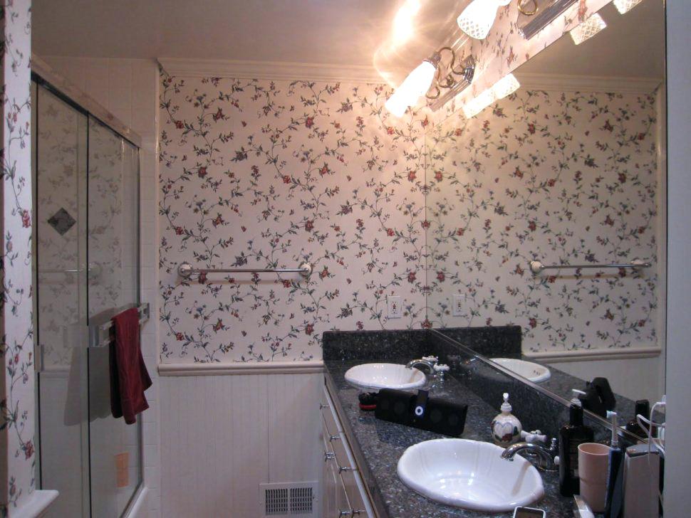 Waterproof Wallpaper For Bathrooms Modern Wallpaper - Latest In Wallpaper Designs For Bathrooms , HD Wallpaper & Backgrounds