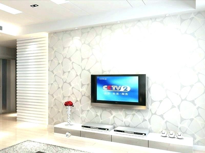 Modern Wallpaper Ideas For Living Room Walls White - Grey Living Room