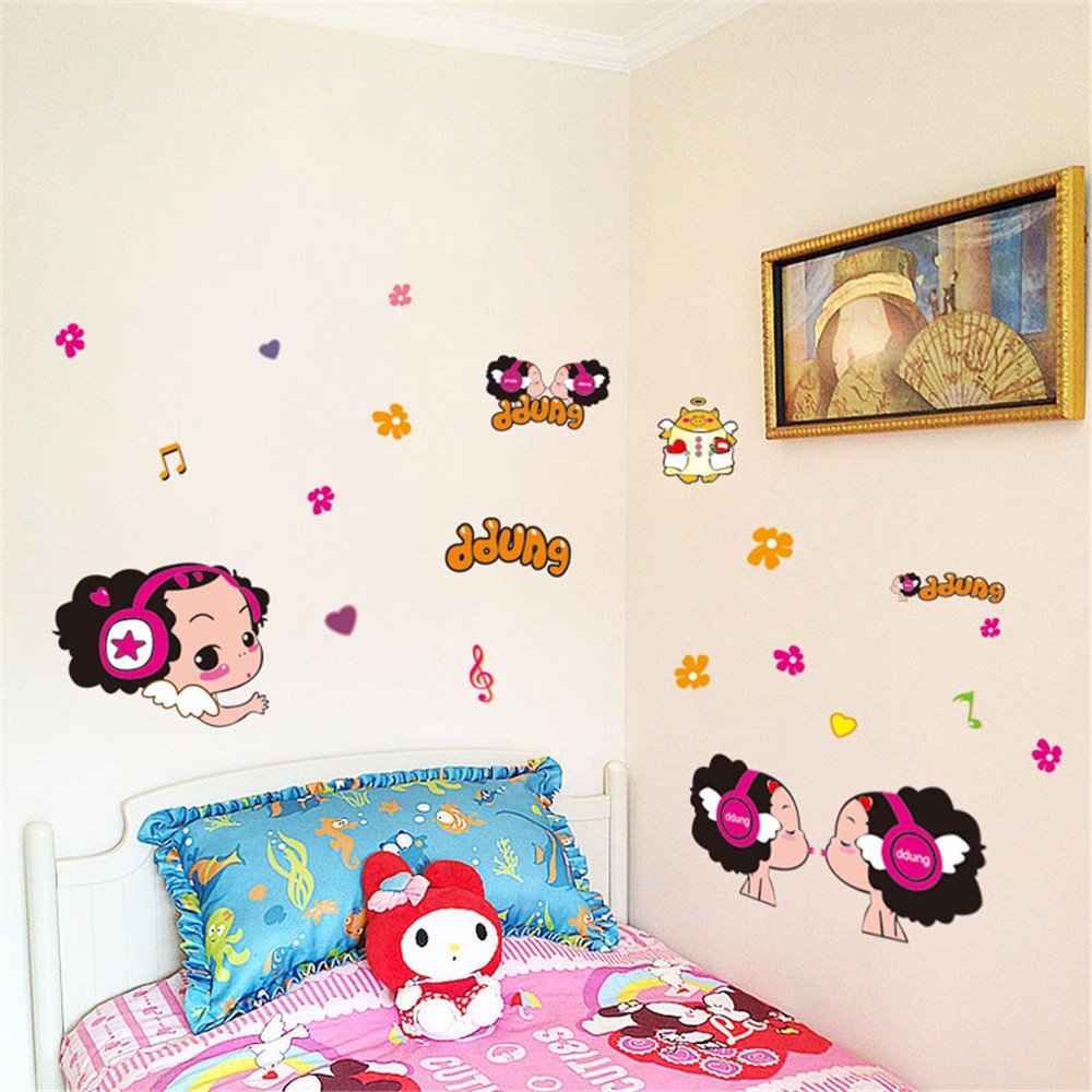Yumulinn Wallpaper Stickers Wallpapers Murals Cute - Wall , HD Wallpaper & Backgrounds