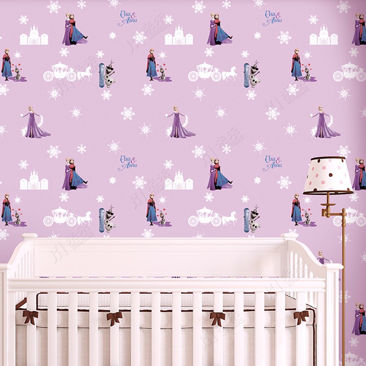 Made In China Princess 3d Cartoon Design Kids Wallpaper - Baby Girl Wall Decals , HD Wallpaper & Backgrounds