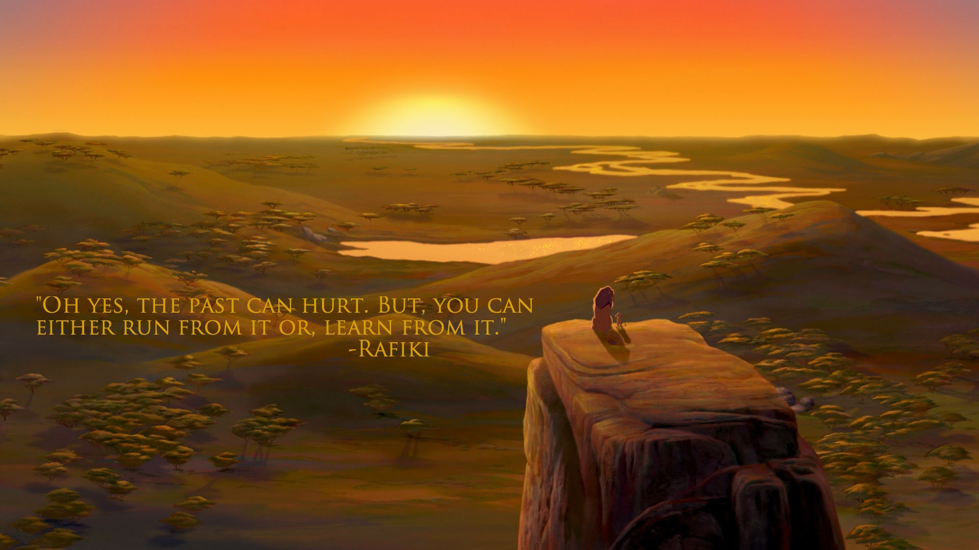 Lion King Quote Wallpapers - Pride Lands Lion King , HD Wallpaper & Backgrounds