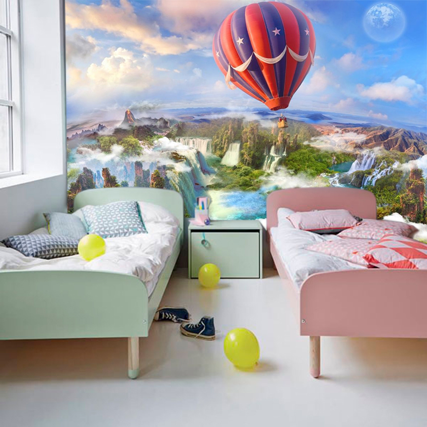Decoration, Wallpaper, Palace With Princess Disney,nursery, - Scandi Kids Room , HD Wallpaper & Backgrounds
