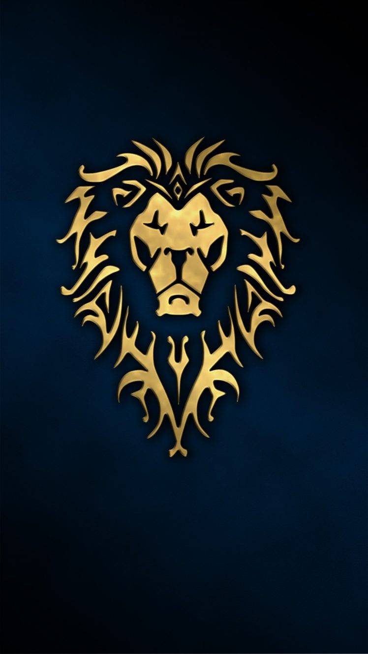 Lion, Alliance, Warcraft, World Of Warcraft Hd Wallpaper - Wow Alliance Wallpaper Iphone , HD Wallpaper & Backgrounds