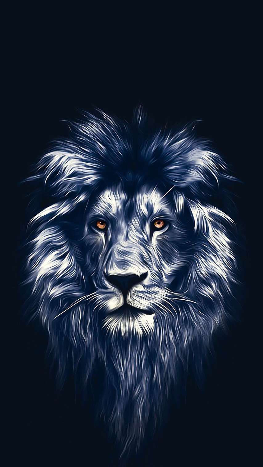 Lion Face Art Iphone Wallpaper - Artistic Wallpaper For Iphone , HD Wallpaper & Backgrounds