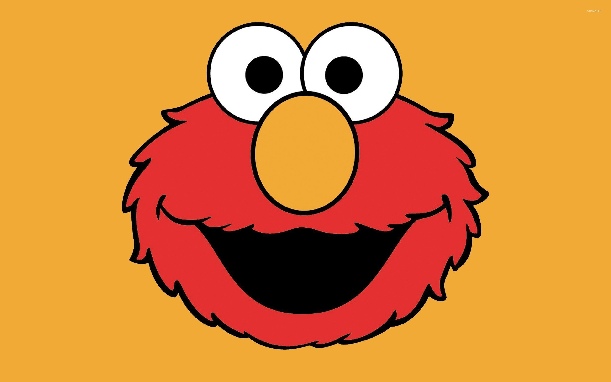 Elmo [2] Wallpaper - Sesame Street Characters Faces Png , HD Wallpaper & Backgrounds