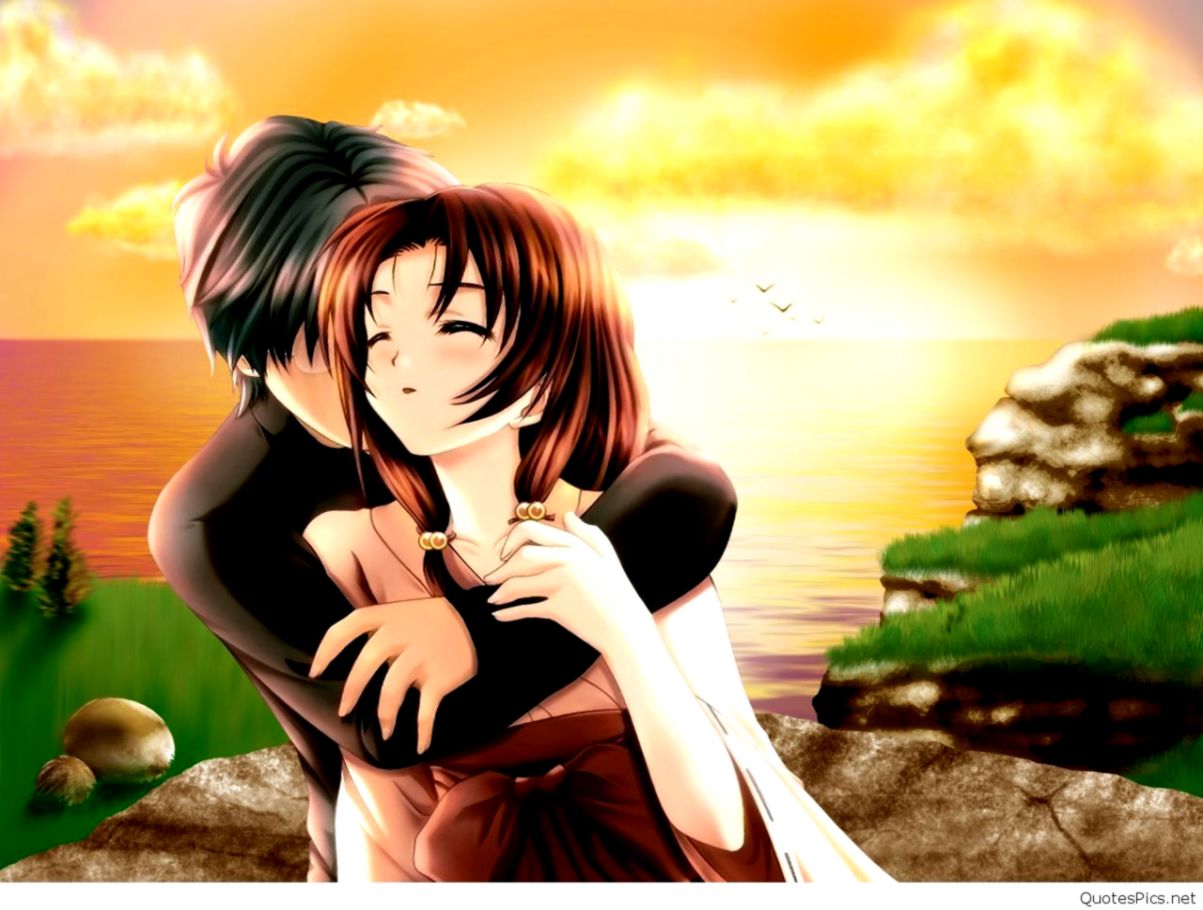 Images Of Love Couples Animated Hd Romantic Love Couple - Couple Cartoons Love Story , HD Wallpaper & Backgrounds
