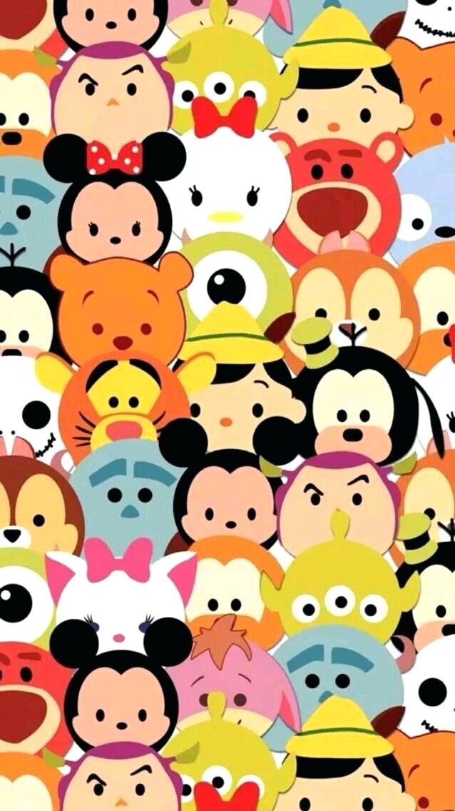 Cartoon Love - Sfondi Iphone Tsum Tsum , HD Wallpaper & Backgrounds